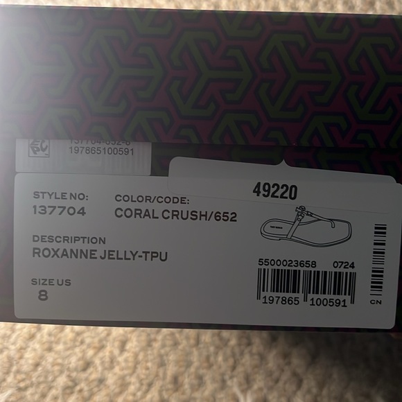 Tory Burch Roxanne Jelly Sandal (Women) - Picture 8 of 8